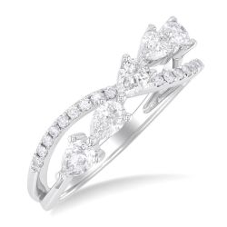 VelRaSol 14K White Gold Diamond Ring