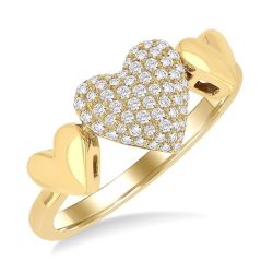 IonRaLo 14K Yellow Gold Diamond Ring