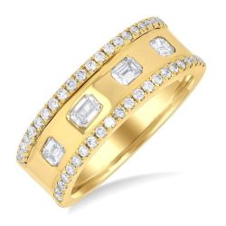 VerLysZen LoArIon 14K Yellow Gold Diamond Ring