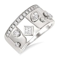 VerRaLux 14K White Gold Diamond Ring