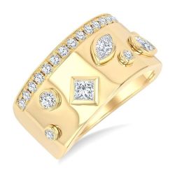 VerElOra LoXeEl 14K Yellow Gold Diamond Ring