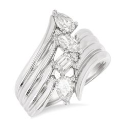 AeElCa LysAeOra 14K White Gold Diamond Ring