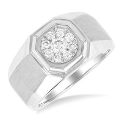 Shine Bright LinVioZen VioVioIon 14K White Gold Diamond Ring