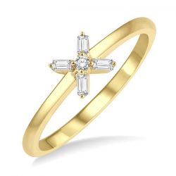 Petite Baguette Diamond Fashion Ring