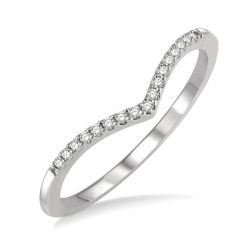 Stackable Chevron Petite Diamond Fashion Ring
