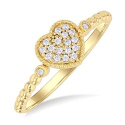 SolVioOra 14K Yellow Gold Diamond Ring