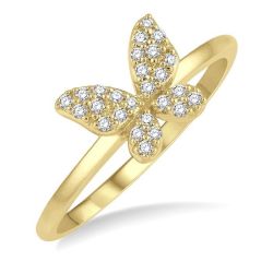 IonIonLux OnLoTh 14K Yellow Gold Diamond Ring