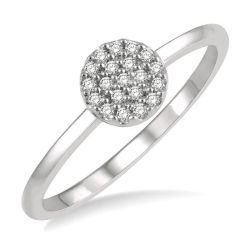 ArIonTh LoRaOra 14K White Gold Diamond Ring