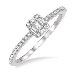 Stackable Fusion Petite Diamond Fashion Ring