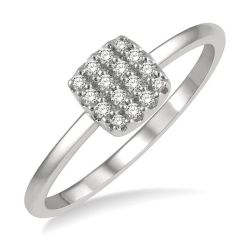 CaLys 14K White Gold Diamond Ring