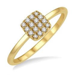 Petite Diamond Fashion Ring
