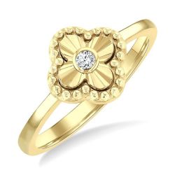AeVerRa CaVelVer 14K Yellow Gold Diamond Ring