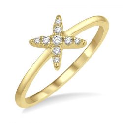 Petite Diamond Fashion Ring
