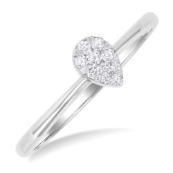 ElThTh ZenOraXe 14K White Gold Diamond Ring