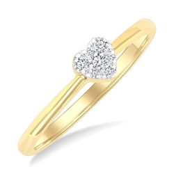 VelLinVer RaSolLin RaLoRa 14K Yellow Gold Diamond Ring