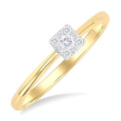 OraSolLo 14K Yellow Gold Diamond Ring