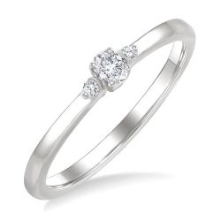 VioRaLux AeIonVer 14K White Gold Diamond Ring
