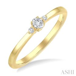 SolSolLys LoRaLin 14K Yellow Gold Diamond Ring