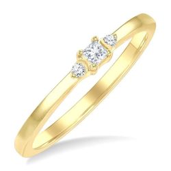 OraArRa 14K Yellow Gold Diamond Ring