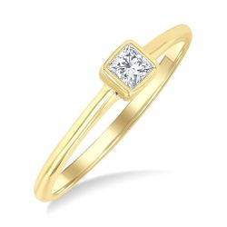 AeLuxLys 14K Yellow Gold Diamond Ring