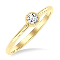 OraRaSol 14K Yellow Gold Diamond Ring