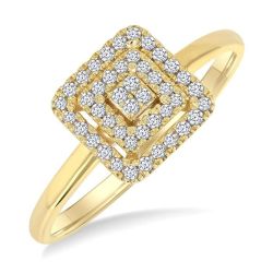 ThLysAr SolIsOra 14K Yellow Gold Diamond Ring