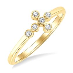 CaLinEl 14K Yellow Gold Diamond Ring