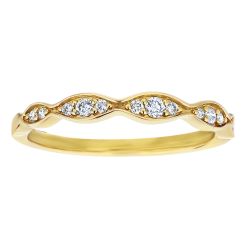 Diamond Marquise Shaped StackableRing