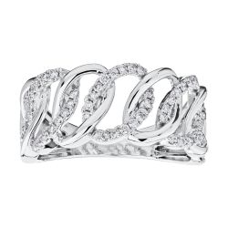 Diamond Cuban Link Open Band