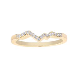 Diamond Mountain Stackable Ring