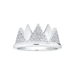 Diamond Pave Mountain Ring