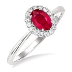 VerArZen 14K White Gold Diamond Ring