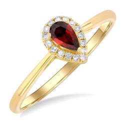 LinCaVel 14K Yellow Gold Diamond Ring