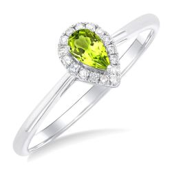 LinXeOra 14K White Gold Diamond Ring