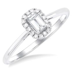 LoAeVer ElOraLo 14K White Gold Diamond Ring