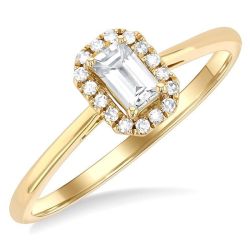 LoSolSol RaVerAr 14K Yellow Gold Diamond Ring