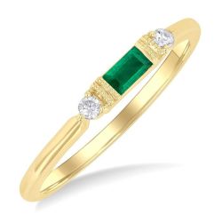 IonLinLin ElSolOn 14K Yellow Gold Diamond Ring