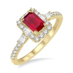 OnIonSol VelLuxCa ElLysLys 14K Yellow Gold Diamond Ring