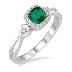 Nova Nightfern 14K White Gold Diamond Ring