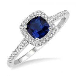  Gemstone & Diamond Ring