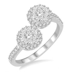 Shine Bright 2 Stone Diamond Fashion Ring
