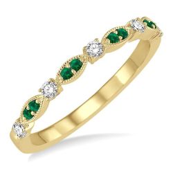 LinZenOra VioOn 14K Yellow Gold Diamond Ring