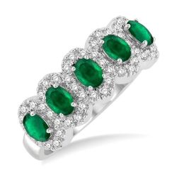 SolElIs OraLoTh 14K White Gold Diamond Ring