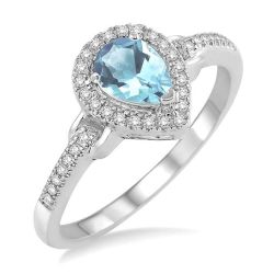Aura 14K White Gold Diamond Ring