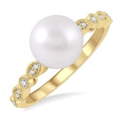 VerRaOn 14K Yellow Gold Diamond Ring