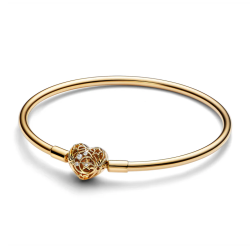 Celestial Heart Clasp Bangle