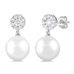Pearl & Shine Bright Diamond Fashion Earrings