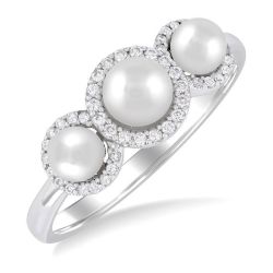 LoElSol LuxElVel 14K White Gold Diamond Ring