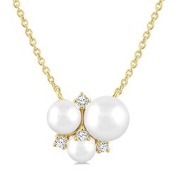 Pearl & Diamond Fashion Pendant
