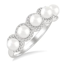 SolXeIon LinAeLux OraLinZen 14K White Gold Diamond Ring